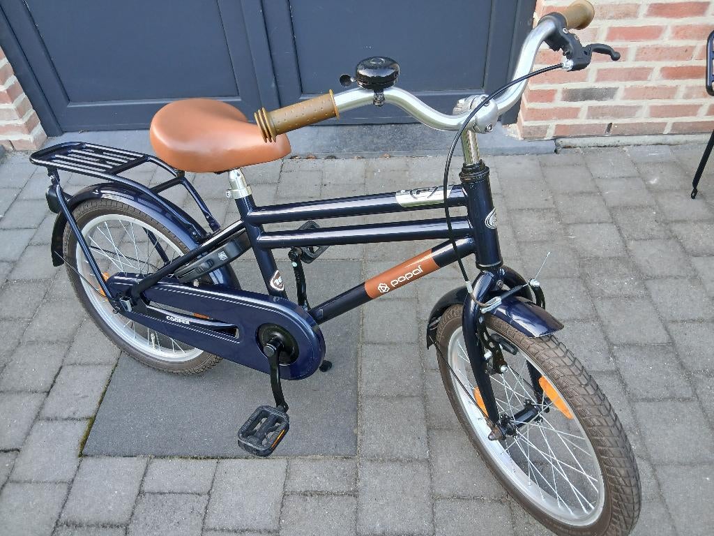 Popal jongensfiets 18 inch, Vélos & Vélomoteurs, 18 pouces, Comme neuf, Enlèvement, Frein à main