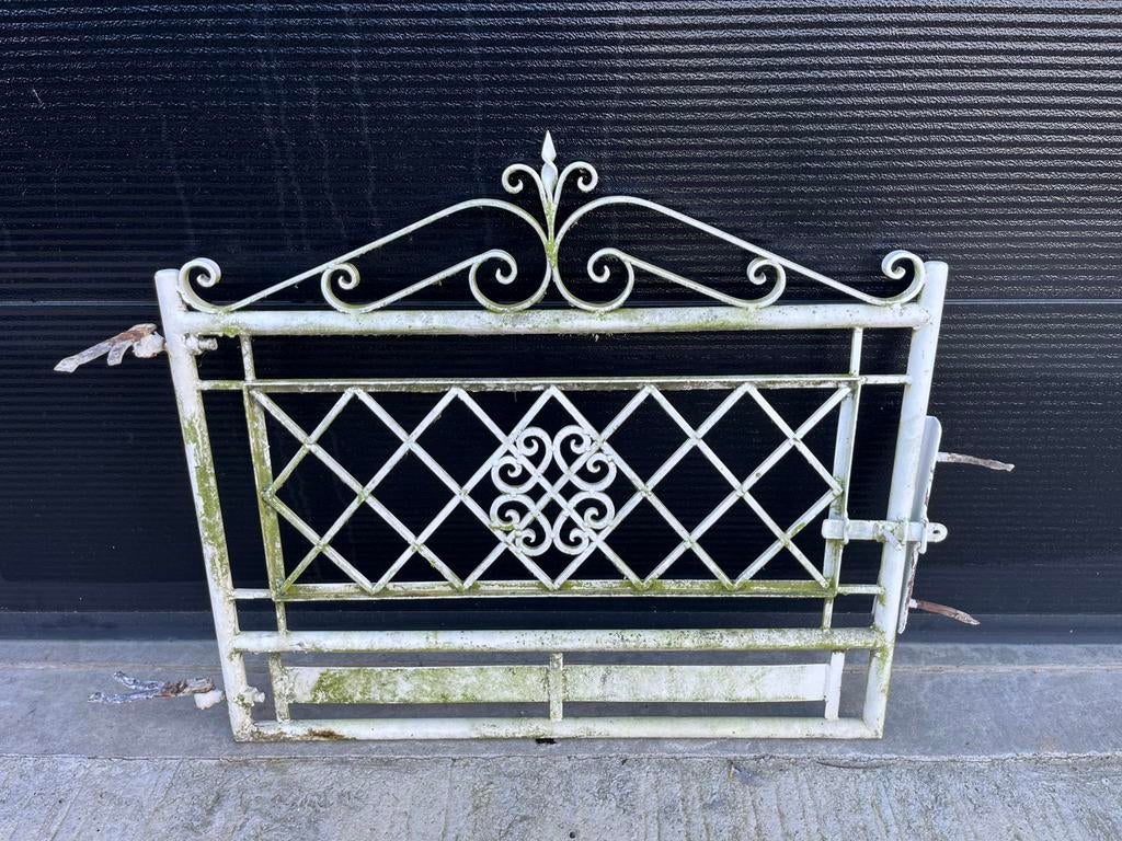 Portail en fer forgé de 80 cm. Même motif : double portail, Bricolage & Construction, Métaux, Nic.debruyne@gmail.com, Enlèvement