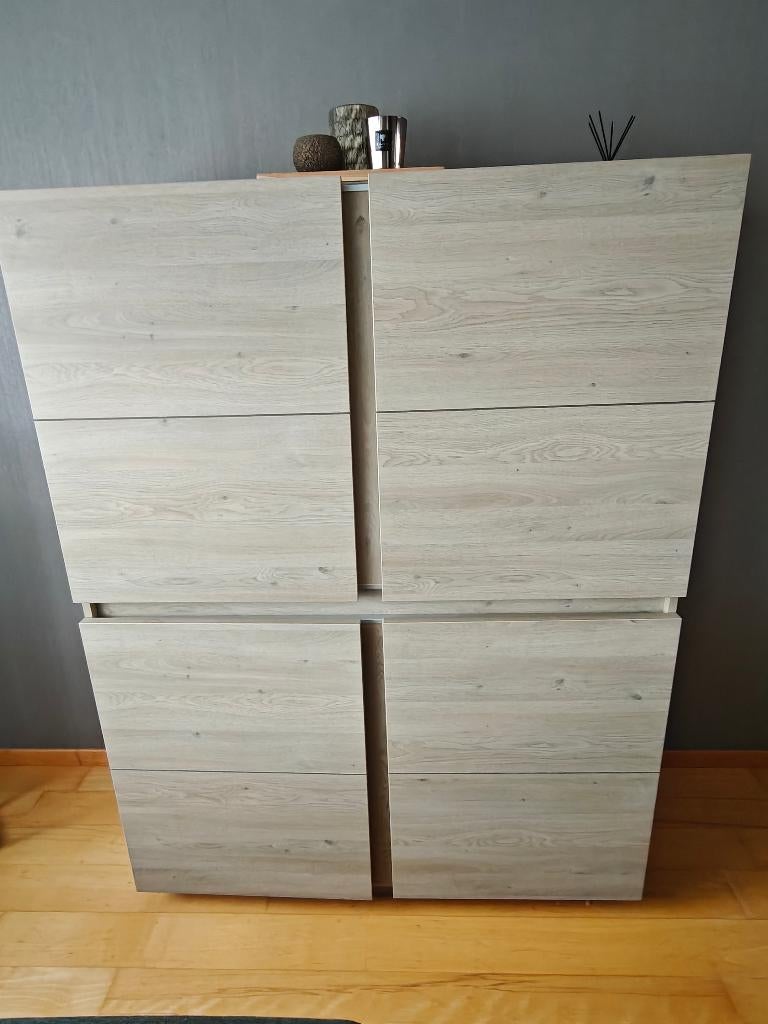 Barkast modern - H 170 cm - Br 128 cm - D 53 cm, Avec porte(s), Comme neuf, 100 à 150 cm, Enlèvement