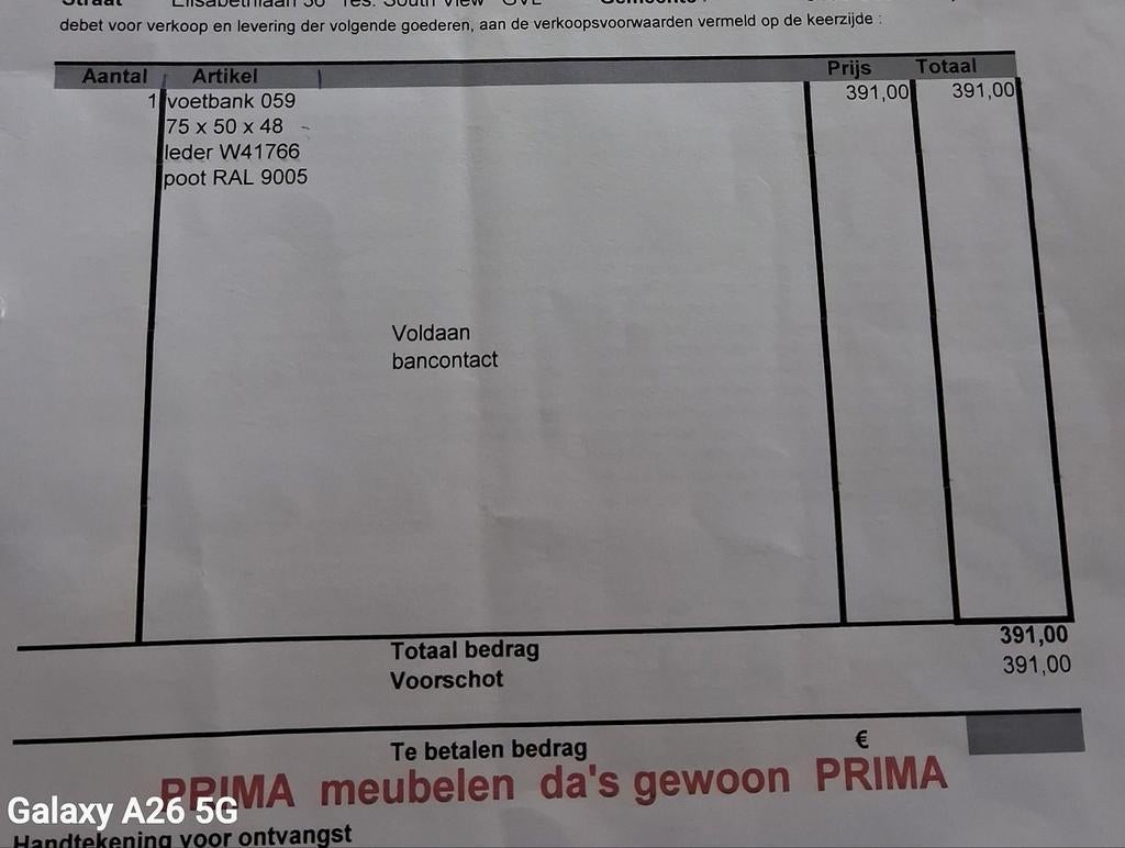 Lederen zetel+poef, Huis en Inrichting, Ophalen of Verzenden