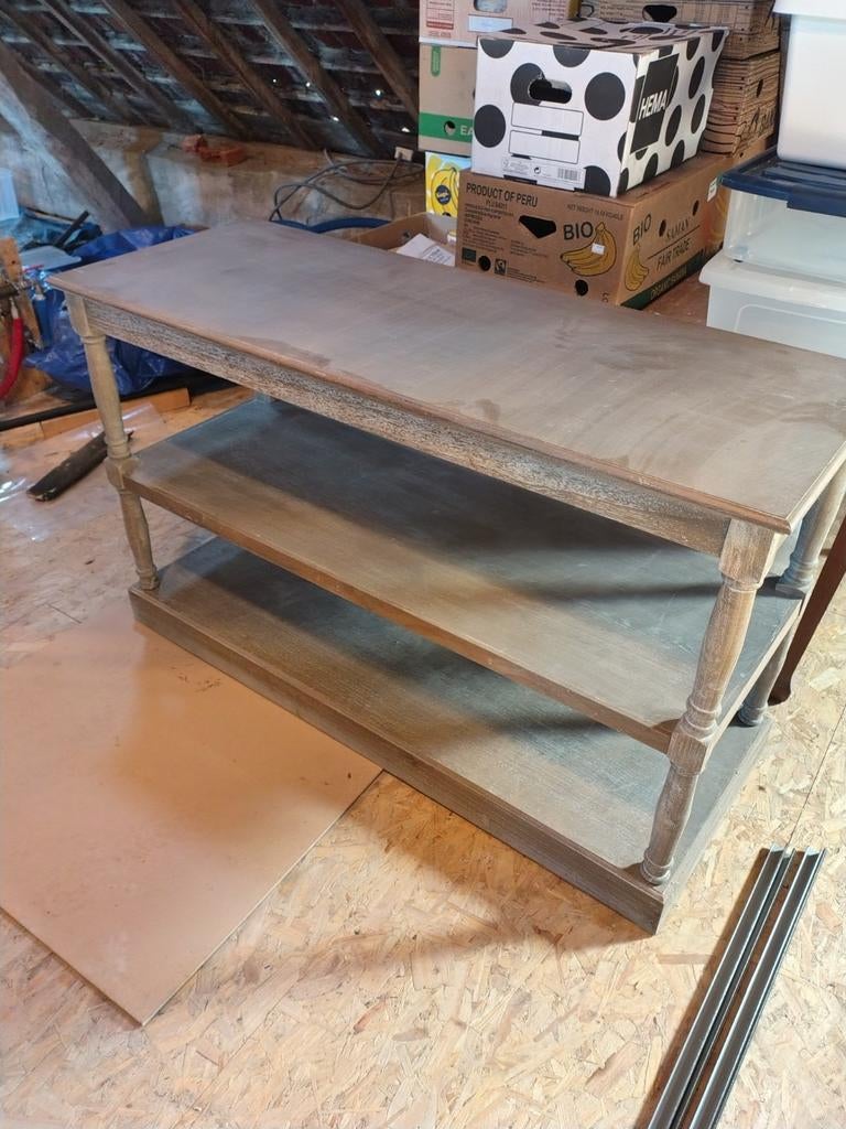 Console, Maison & Meubles, Tables | Tables d'appoint, Comme neuf, Rectangulaire, 60 cm ou plus, 75 cm ou plus, Bois, Enlèvement