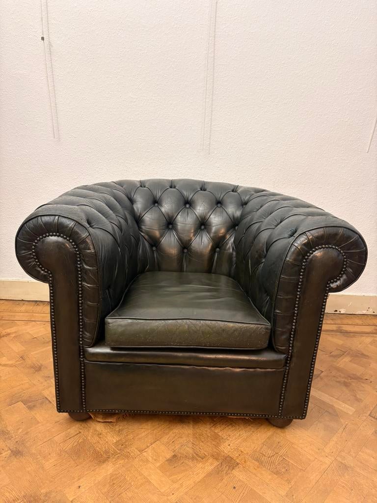 Echte vintage Chesterfield zetel – UK – jaren 1950, Enlèvement