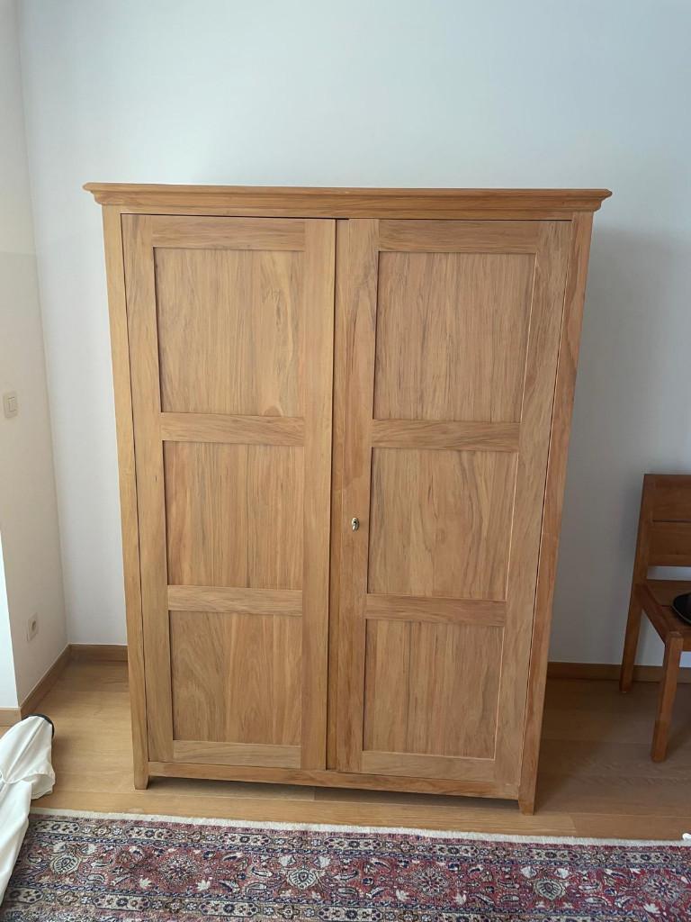 Eiken kast, Huis en Inrichting, Kasten | Dressoirs, Ophalen, Met deur(en), 100 tot 150 cm, Eikenhout