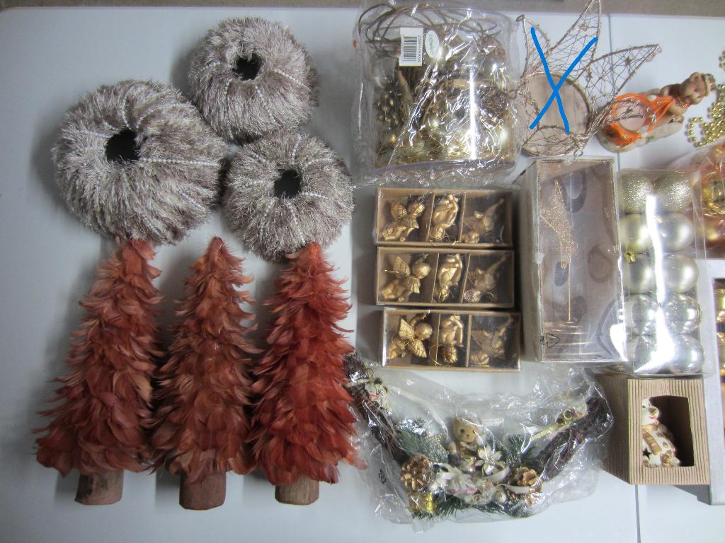 Kerstversiering goudtinten, Ophalen of Verzenden, Zo goed als nieuw