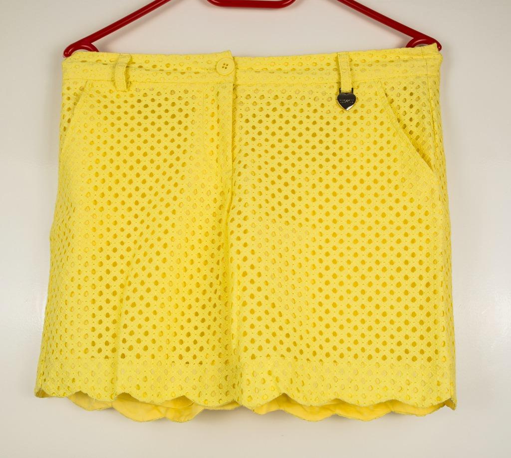 gele short luckylu milano, Kleding | Dames, Ophalen of Verzenden, Maat 42/44 (L)