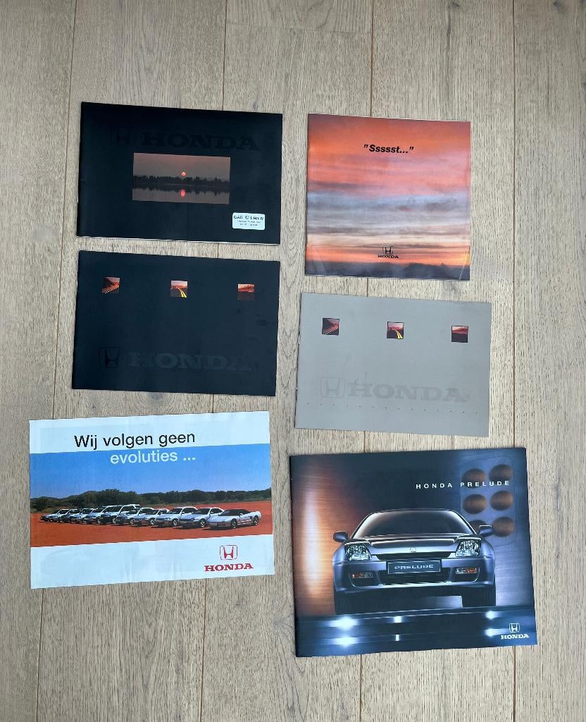 HONDA PRELUDE FOLDERS, Ophalen of Verzenden, Honda