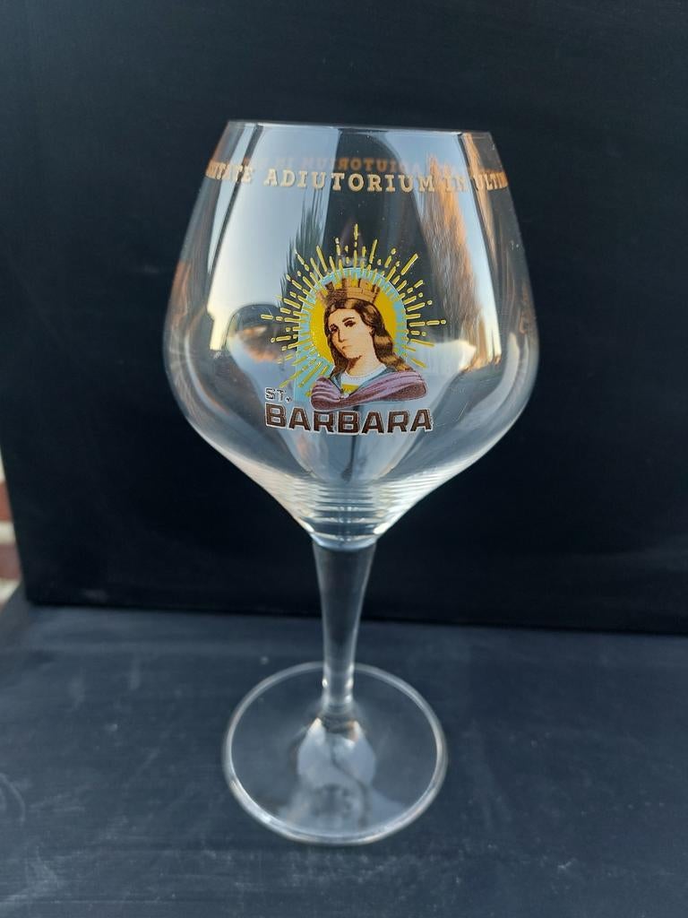 St Barbara bierglas, Verzamelen, Ophalen of Verzenden, Nieuw, Bierglas