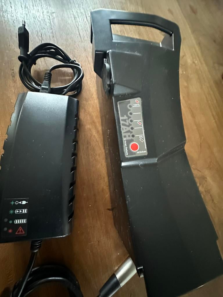 Kalkhoff 17AH fietsaccu NIEUW!! 36volt. 17,25 Ah 622Wh, Ophalen of Verzenden, Zo goed als nieuw