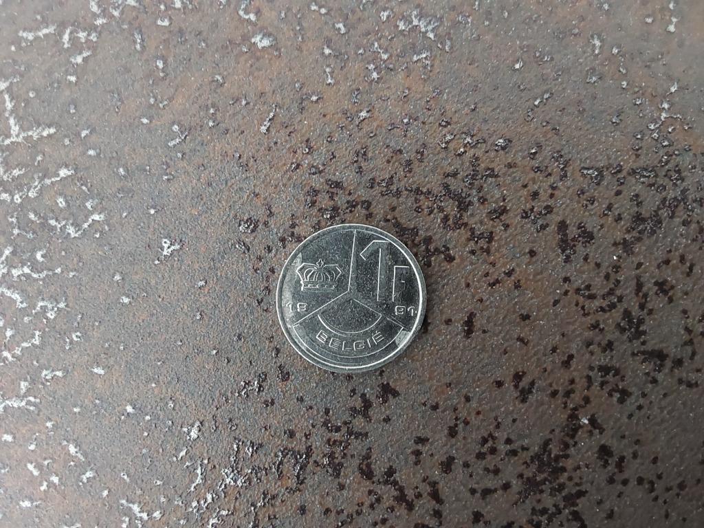 België - 1 F - 1991, Ophalen