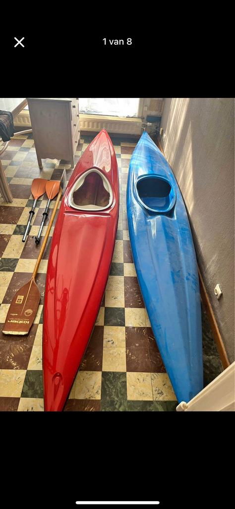 Kajak, Watersport en Boten, Kano's, Ophalen, Zo goed als nieuw, Kajak, Met peddels