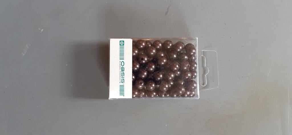 111 perles brune de 10mm, Hobby & Loisirs créatifs, Enlèvement ou Envoi, Neuf