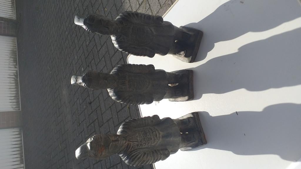 3 beelden Japans of Chinees denk ik, Antiquités & Art, Enlèvement