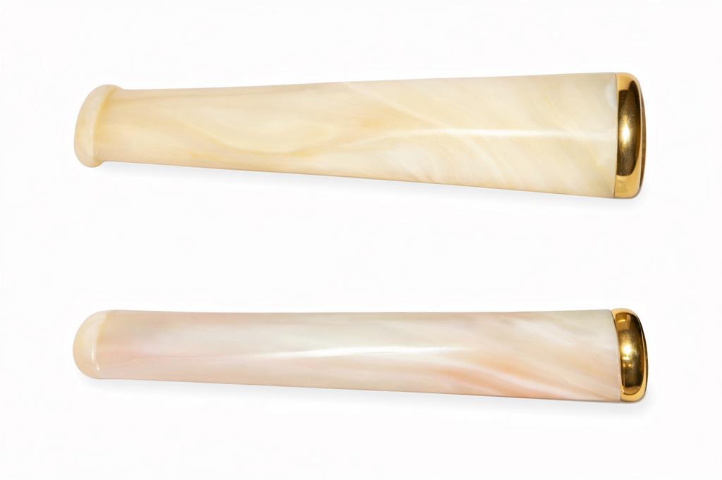 Lot 2 fume-cigarettes Art Déco or massif ancien 18k vintage, Enlèvement, Or