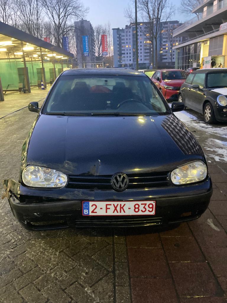 Volkswagen Golf 4, Auto's, Voorwielaandrijving, Stof, Zwart, 4 cilinders