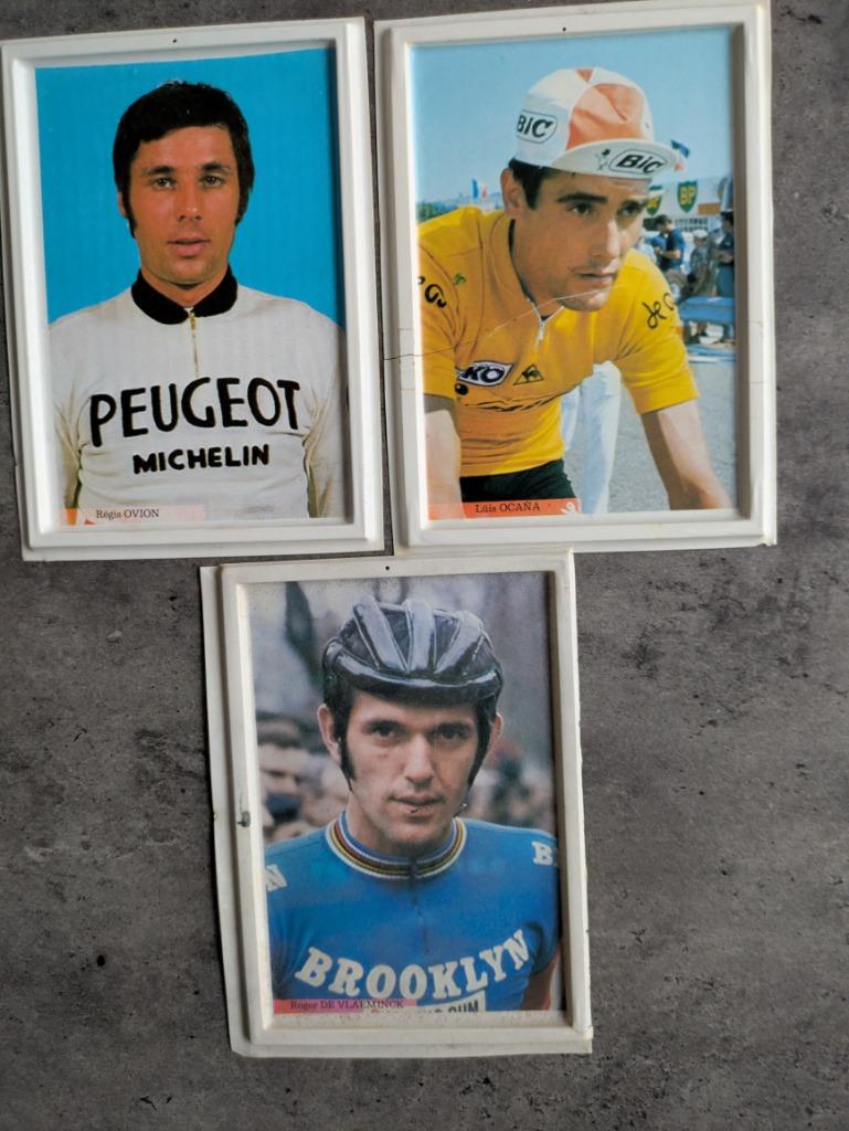 SAMO CHIPS COUREURS CYCLISTES PLASTIC CARTES IMAGES 3X, Hobby & Loisirs créatifs, Autocollants & Images, Envoi