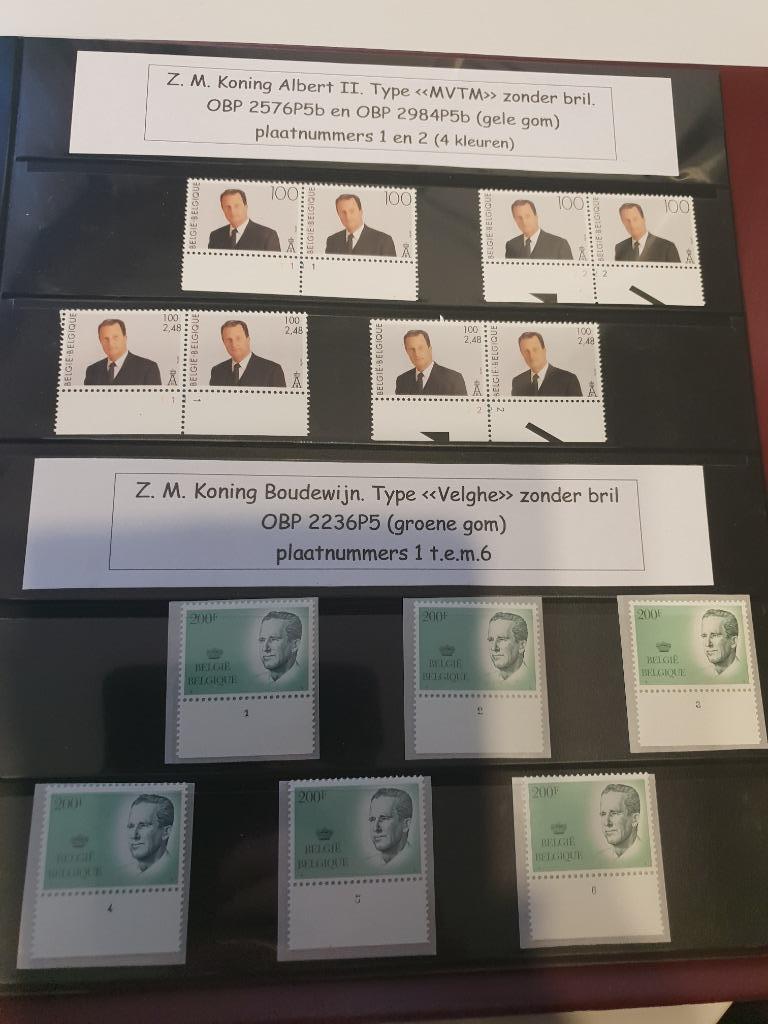 Lot plaatnummers Velghe en MVTM, Postzegels en Munten, Postzegels | Europa | België, Postfris, Overig, Postfris, Verzenden