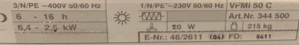 Chauffage électrique à accumulation 6,4 — 2,5 kW Dimplex, Bricolage & Construction, Chauffage & Radiateurs, 800 watts ou plus