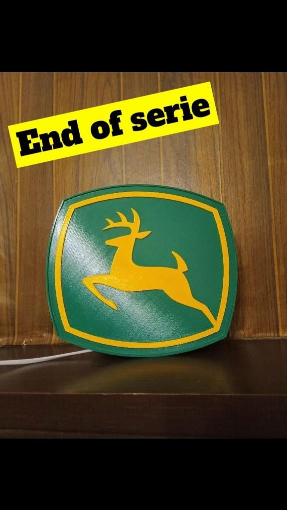 John deere led logo voor mancave, Ophalen of Verzenden