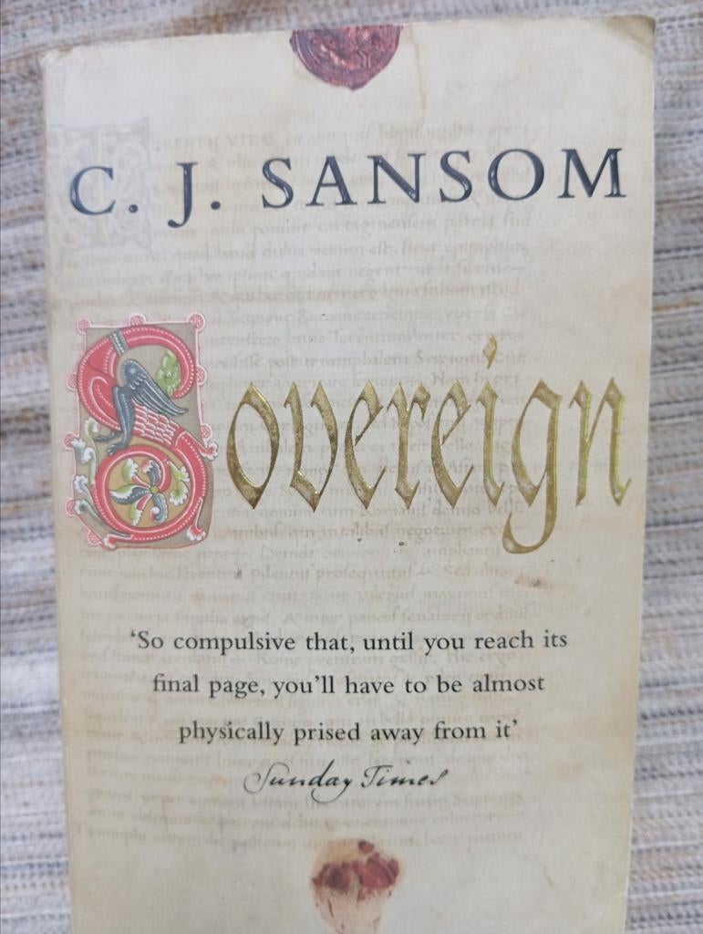 C.J.SANSOM - SOVEREIGN, Boeken, Ophalen of Verzenden, Zo goed als nieuw