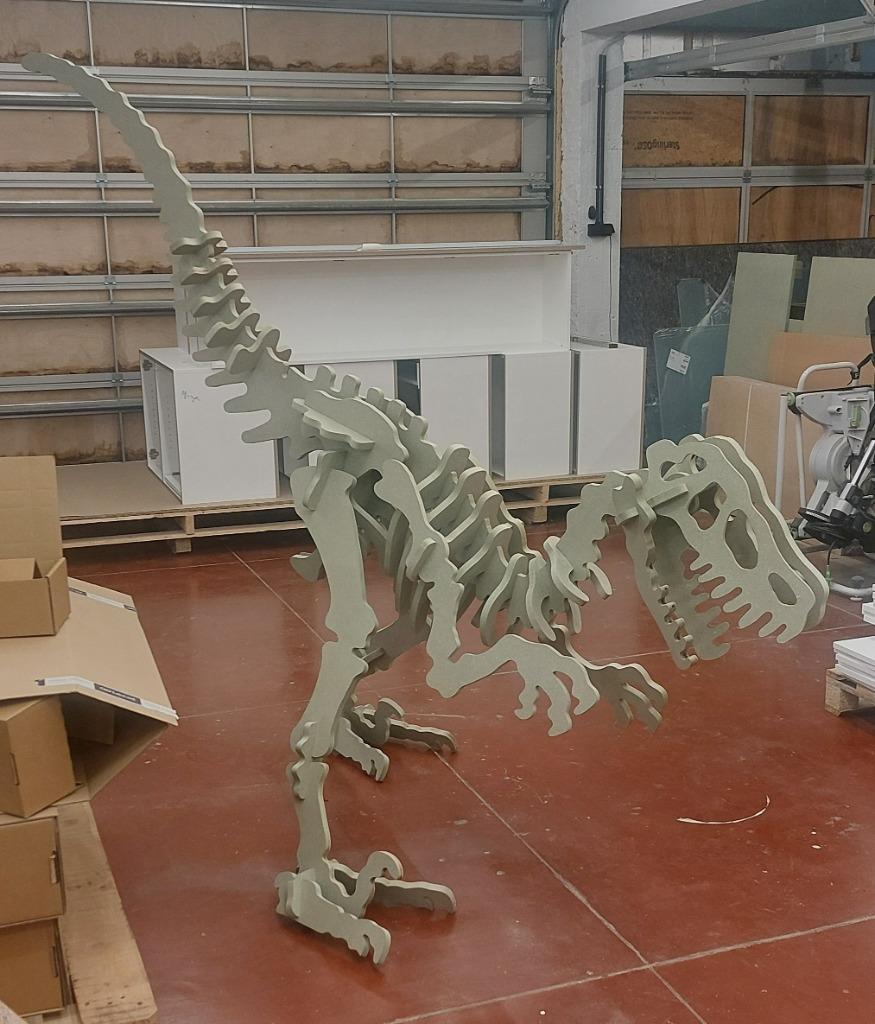 Dino Raptor 3D puzzel, Enlèvement