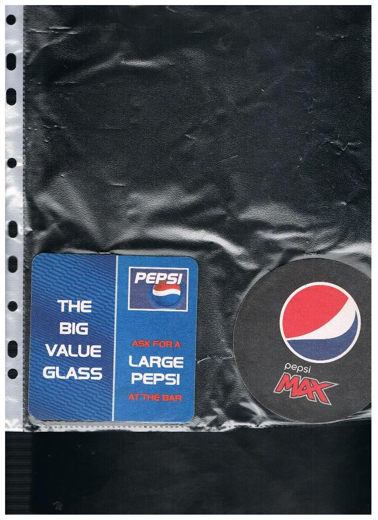 SOUS-VERRES PEPSI COLA, Collections, Marques & Objets publicitaires, Envoi, Neuf, Autres types