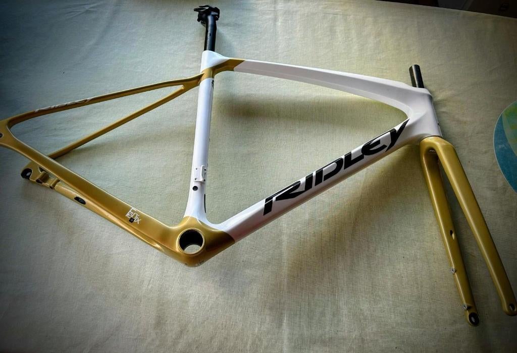 Ridley Fenix SLiC - White/Gold, Fietsen en Brommers, Fietsen | Dames | Sportfietsen en Toerfietsen, 15 tot 20 versnellingen, Ophalen