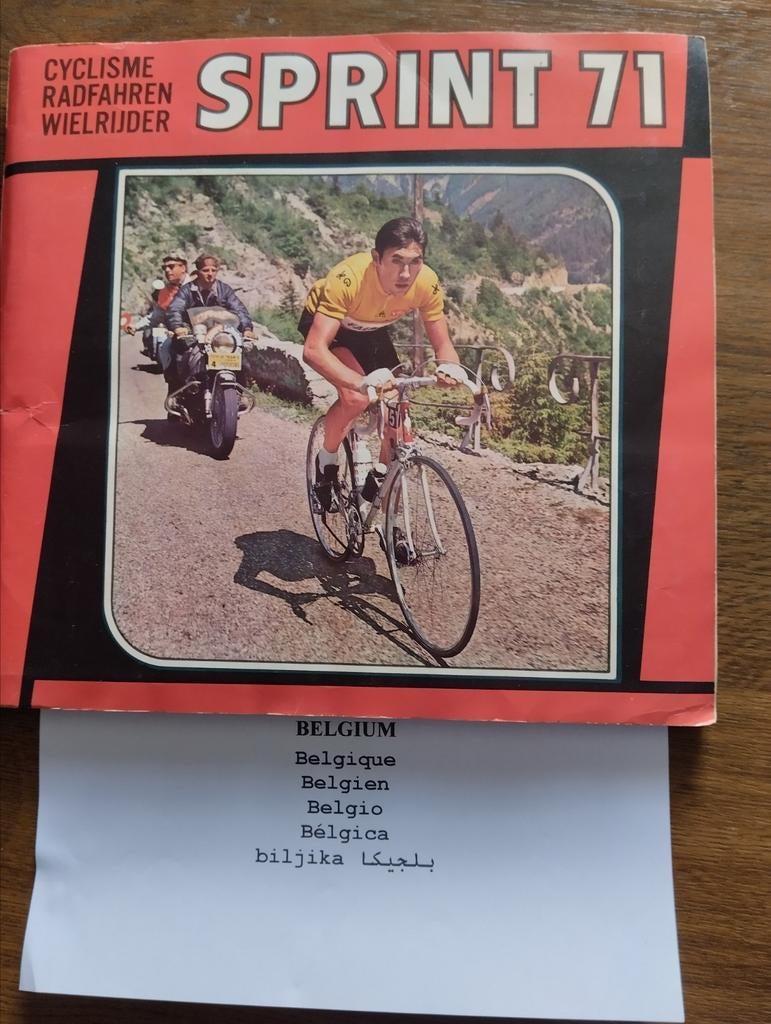 Cyclisme Panini Sprint 71 | Eddy Merckx, Hobby & Loisirs créatifs, Enlèvement ou Envoi, Comme neuf