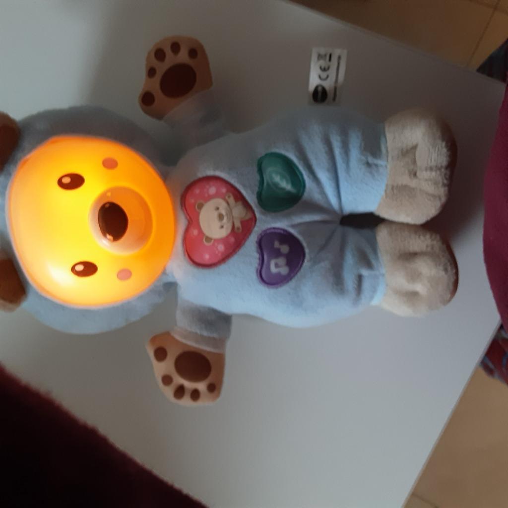 Vtech Magisch droombeertje : verlichting , muziek ( timer ), Ophalen, Zo goed als nieuw, 6 maanden tot 2 jaar