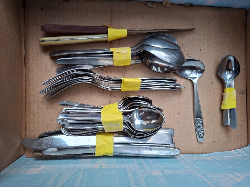 Bestek, Ophalen, Gebruikt, Los bestek, Inox of Chroom