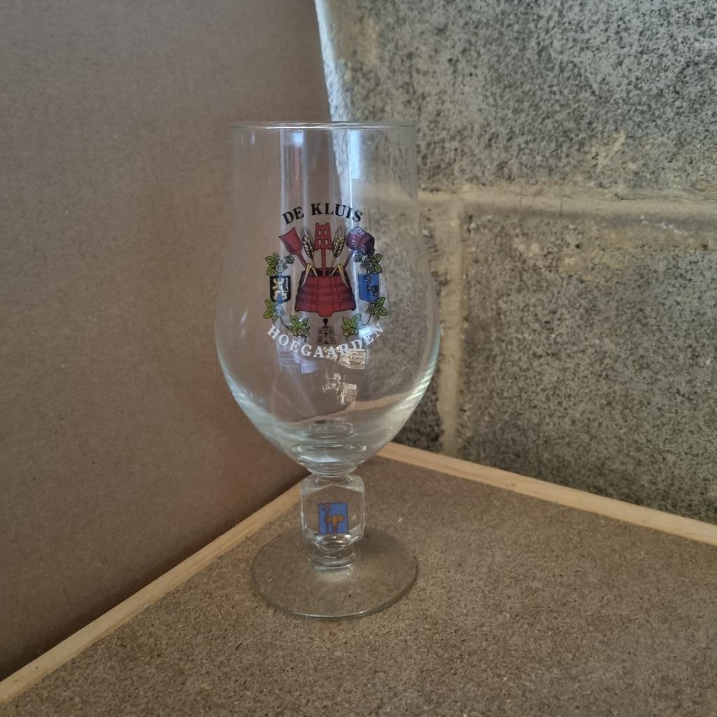 Verre De Kluis Hoegaarden, Verzamelen, Ophalen of Verzenden, Gebruikt, Glas of Glazen, Overige merken