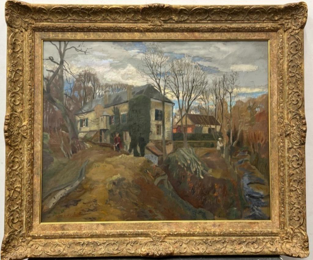 Pierre-Eugène CLAIRIN  Ecole de Pont-Aven    (grand tableau), Antiquités & Art, Enlèvement