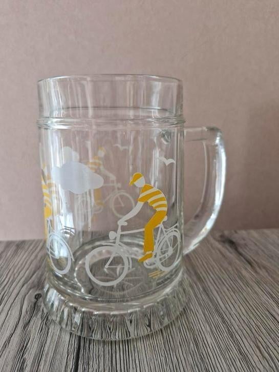 Bierglas fietsen, Ophalen of Verzenden, Zo goed als nieuw, Bierglas