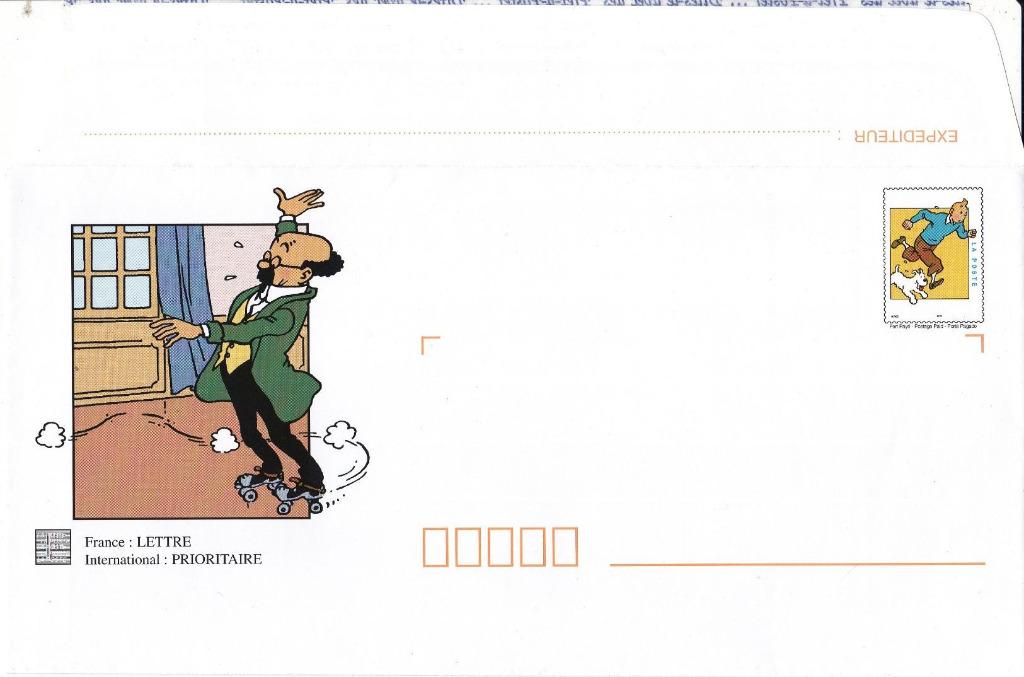 France  :  Prêt à poster neuf : Les aventures de Tintin, Collections, Enlèvement ou Envoi, Tintin