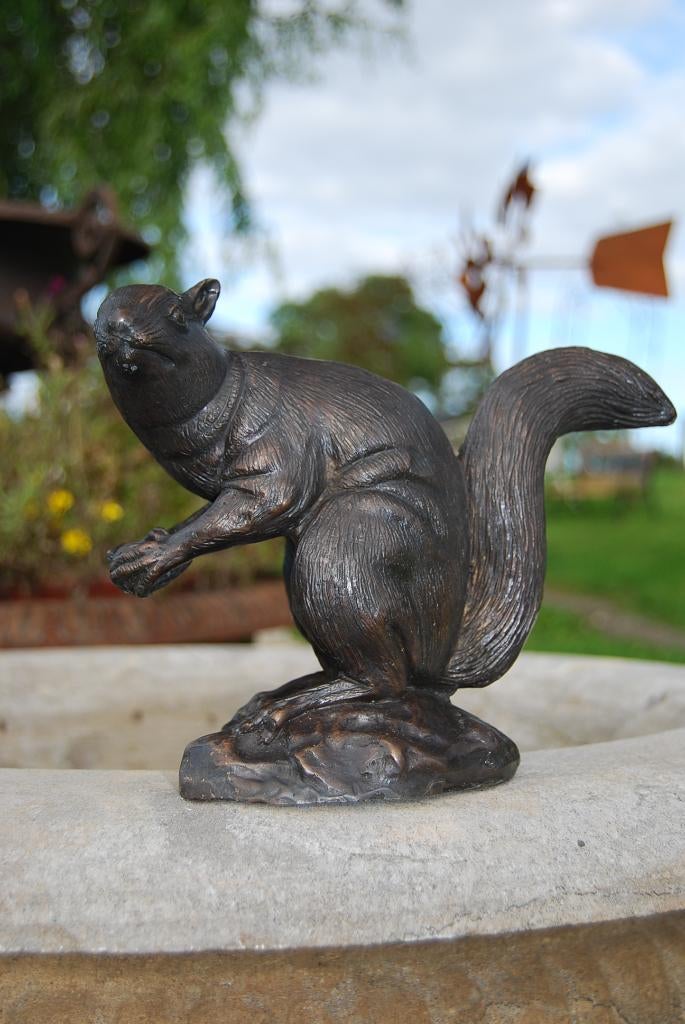 Dierenbrons (de eekhoorn), Ophalen of Verzenden, Brons