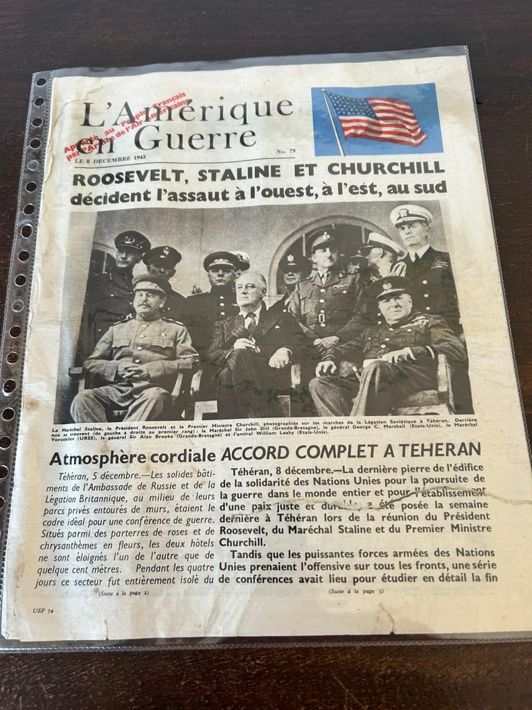 Vliegtuigpamflet USA, Ophalen of Verzenden