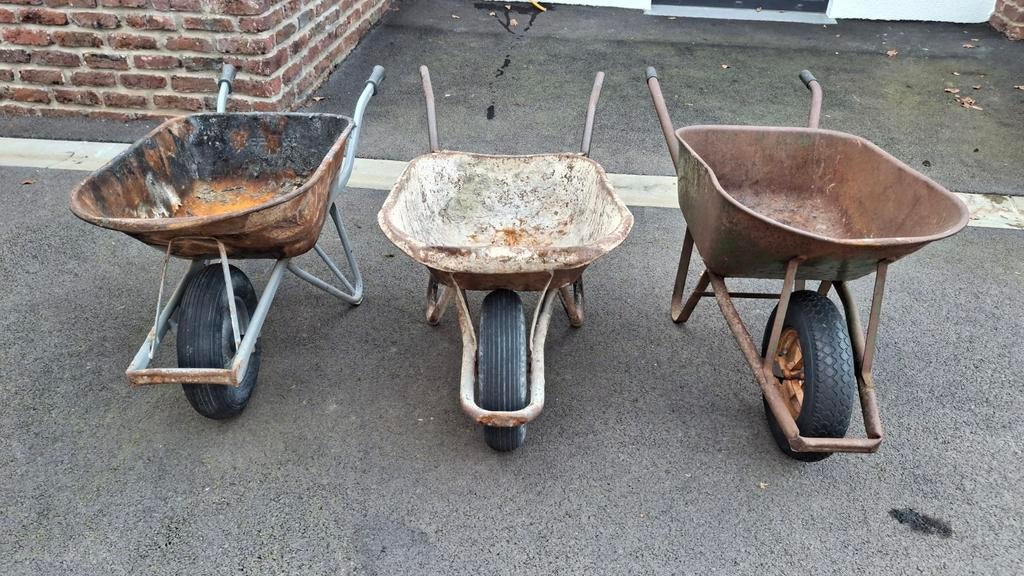 Kruiwagen brouettes, Jardin & Terrasse, Enlèvement, Comme neuf