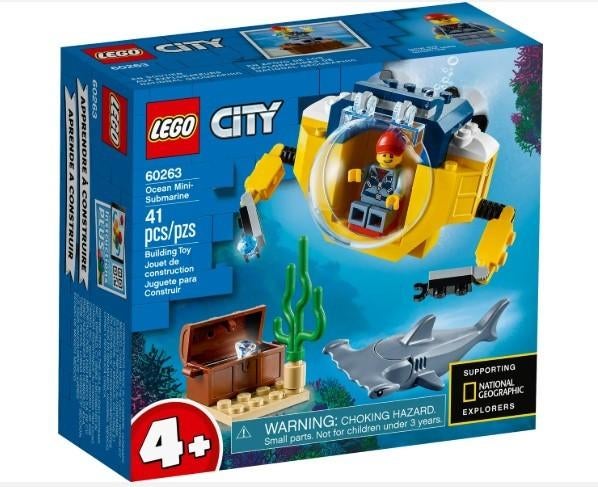 Nieuw Lego Ocean Mini-Submarine 60263, Kinderen en Baby's, Speelgoed | Duplo en Lego, Ophalen of Verzenden, Nieuw, Lego