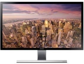 Samsung monitor U28D590D Zilver, Zwart, Autres types, 1 à 2 ms, Enlèvement, Utilisé