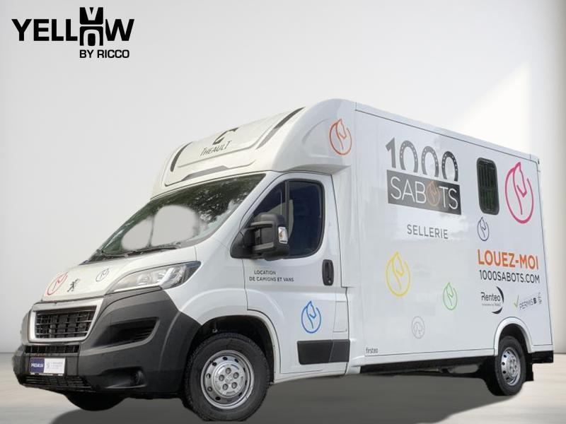 Peugeot Boxer Theault / Transport chevaux /, Euro 6, Wit, 120 kW, 2 deurs