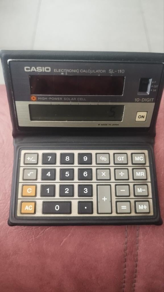 Vintage Rekenmachines – Casio SL‑110 & Caltron 3558 (, Ophalen