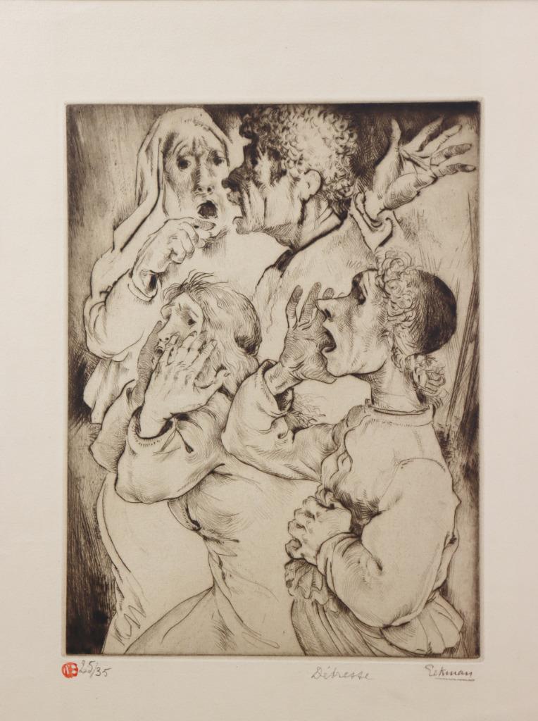 Gravure door Nicolas Eekman, Ophalen of Verzenden