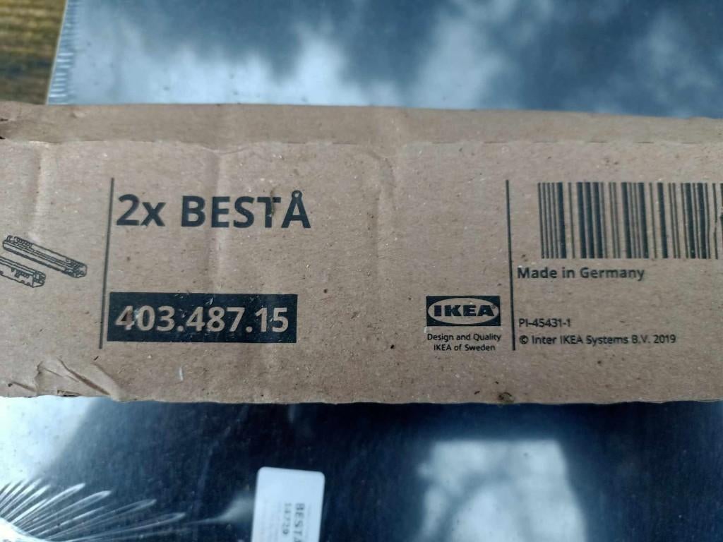 nieuwe ikea besta plank met schuifrails aan helft nieuwprijs, Enlèvement, Neuf, Planche