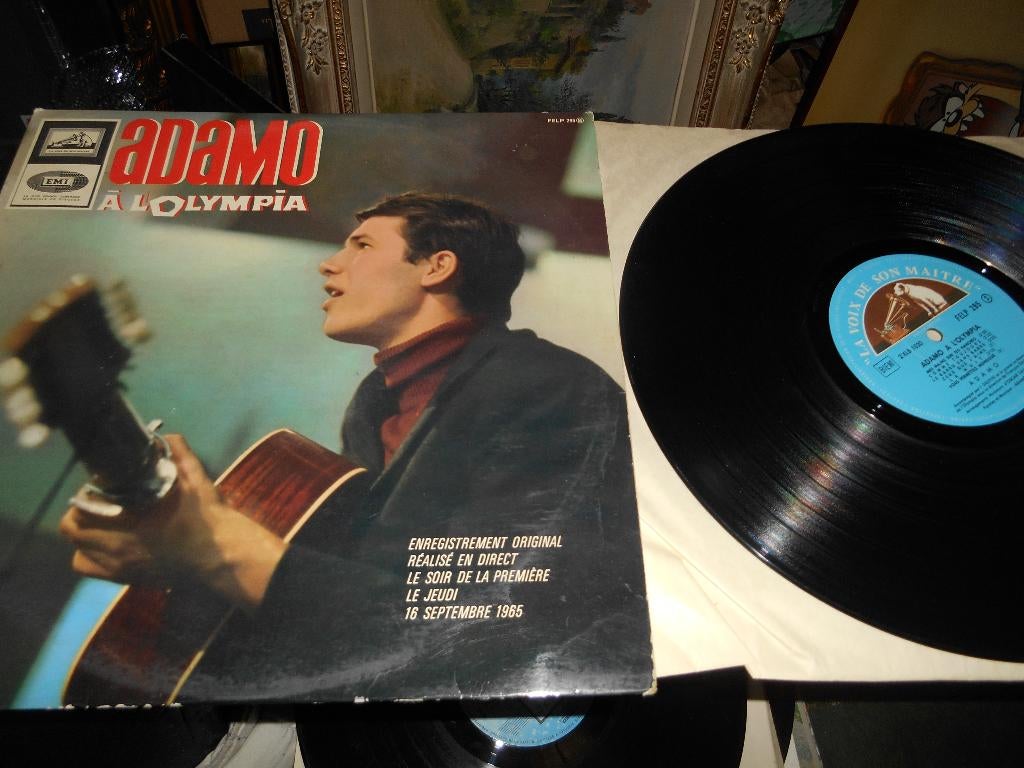 33T Adamo à Olympia 65, CD & DVD, Enlèvement ou Envoi