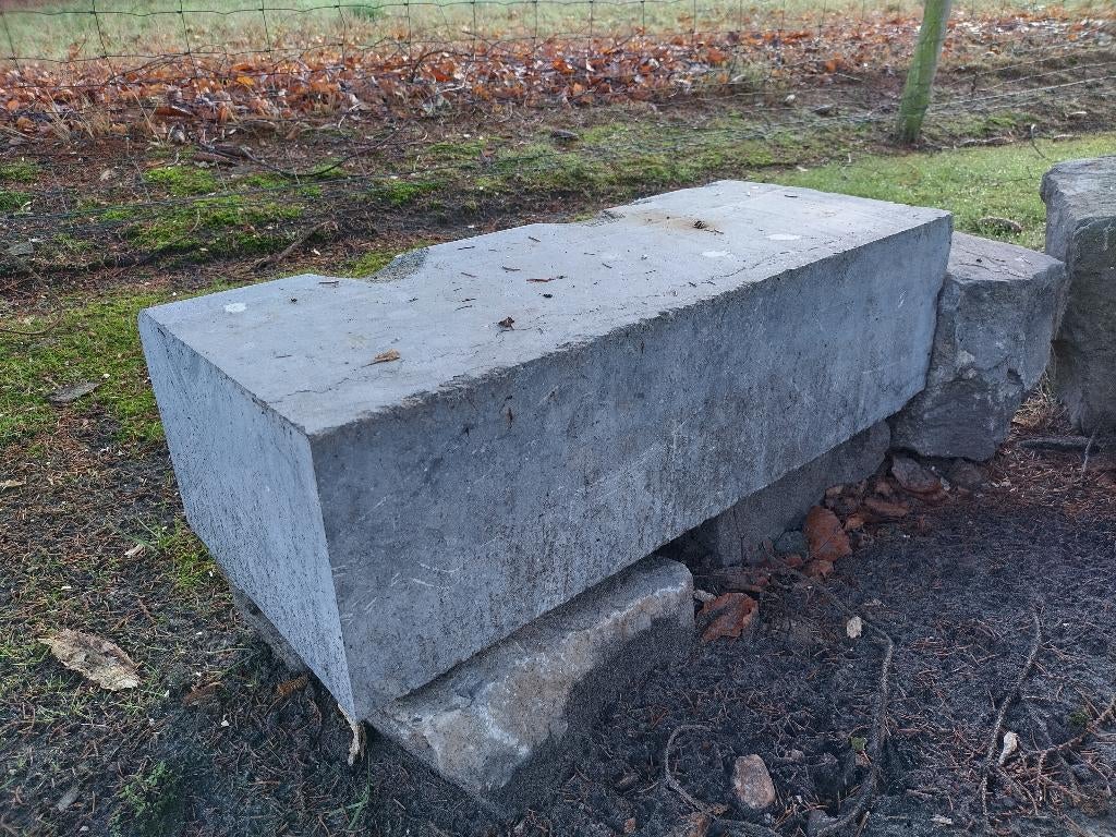 Belgische blauwe hardsteen/arduin - vorstbestendig, Ophalen, 25 tot 50 cm, Blok, 25 cm of meer