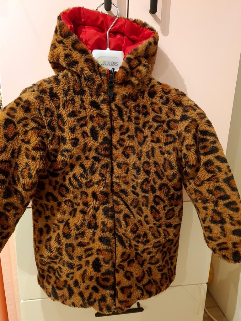 Omkeerbare meisjesjas 122/128, Kinderen en Baby's, Kinderkleding | Maat 122, Ophalen of Verzenden