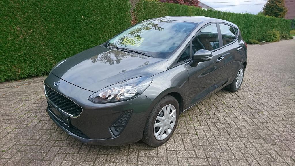 Prachtige Ford Fiesta benz. met weinig km, Euro 6, Bedrijf, 5 deurs, Zilver of Grijs