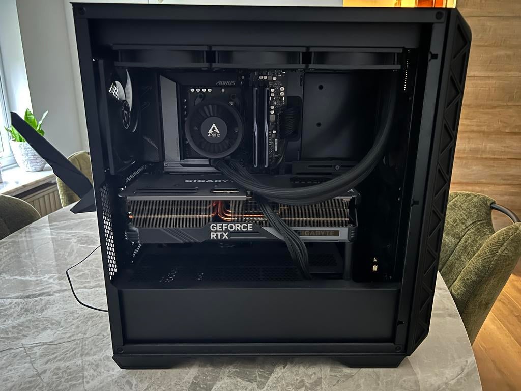 Gaming Pc - rtx 4080 super + 7800x3d, Computers en Software, Computerbehuizingen, Zo goed als nieuw, Ophalen