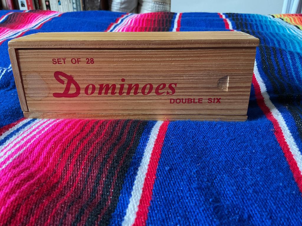 Ancien Domino 28 pièces Bakélite “Double Six”, Hobby en Vrije tijd, Gezelschapsspellen | Overige, Ophalen, Gebruikt