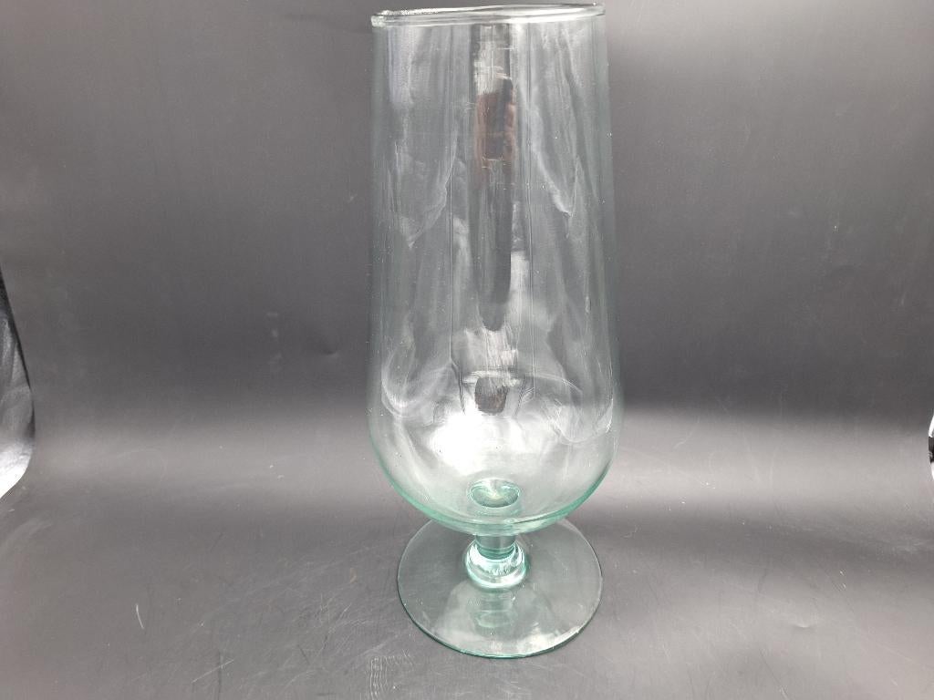 oude grote kristallen vaas, jaren 1930-50, Antiek en Kunst, Ophalen of Verzenden