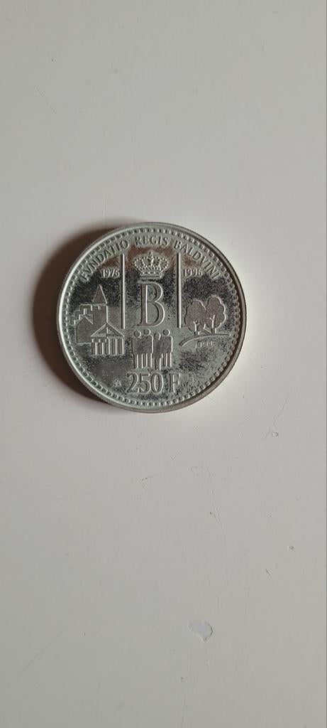 250 francs belge, Timbres & Monnaies, Enlèvement, Argent
